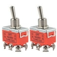 thumbnail image 4 of Dual DC Motor Toggle Switch with 6-Pin Configuration for Forward/Reverse Control, 250V 15A, High-Temperature Resistant & Flame Retardant, Ideal for Curtains, Roller Shutters, and Linear Actuators., 4 of 6