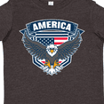 thumbnail image 4 of Inktastic America with Eagle Shield and Banner Boys or Girls Toddler T-Shirt, 4 of 5