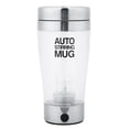 thumbnail image 1 of Verdant Touch Tasse à mélanger électrique en acier inoxydable 400 ml Tasse à mélanger électrique automatique Lait Jus Tasse à café, 1 of 11