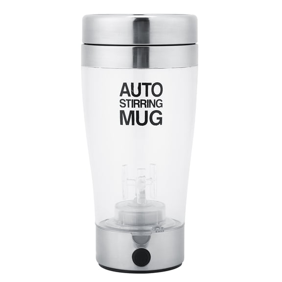 Shaker Bottle,Functional mixing cup,400ml Stainless Steel Electric Stirring Mug Automatic Milk Juice Coffee Cup Powered Blender Shake Bottle for Various Powder