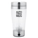 thumbnail image 1 of Taza eléctrica de acero inoxidable de 400 ml para agitar leche, zumo y café., 1 of 11