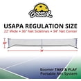 thumbnail image 5 of Boomer Portable Pickleball Net System Regulation Size with Steel Frame, Carry Case, Quick Setup Indoor Outdoor, 5 of 6