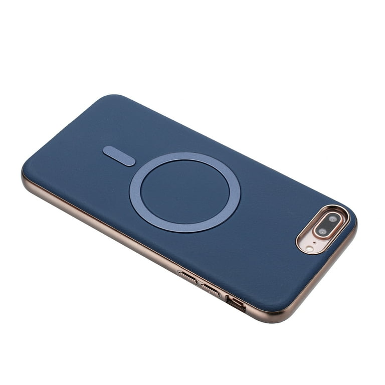 for iPhone 8 Plus / iPhone 7 Plus Magnetic Case PU Leather