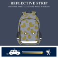 thumbnail image 5 of FORMRS Unisex School Backpack 17" Student Travel Bag with Laptop Compartment, Yellow Rubber Ducks, 5 of 7
