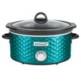 thumbnail image 1 of Brentwood Appliances SC-140BL 4.5 qt. Scallop Pattern Slow Cooker - Blue, 1 of 2