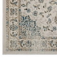 thumbnail image 4 of Modway Atara Distressed Vintage Medallion 5x8 Area Rug in Teal and Beige, 4 of 9