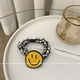 thumbnail image 4 of 16 Retro geométrico amarillo cara sonriente verde amor cabeza cuerda sentido pequeño intestino grande pelo círculo accesorios para el cabello femenino esquí esquí Gafas de esquí, 4 of 4
