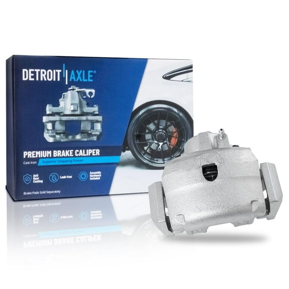 Detroit Axle - Front Driver Side Disc Brake Caliper w/Bracket Replacement for Ford Escape Mazda Tribute Mercury Mariner