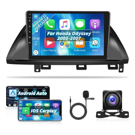 Stereo Honda Odyssey 2005-2007 Carplay Android GPS 2G 32G