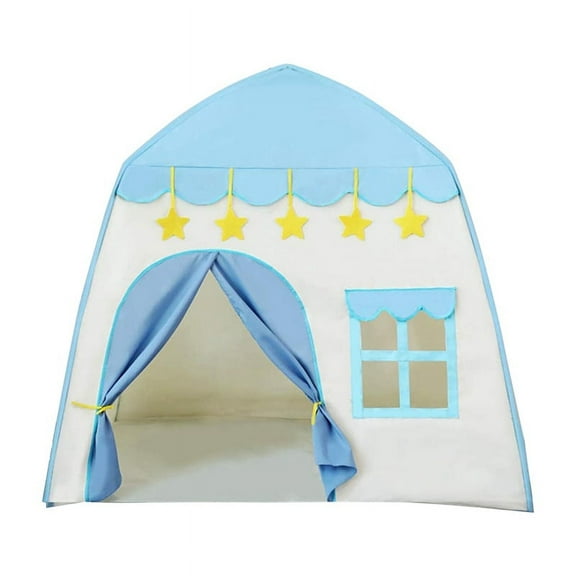 Play Tent Indoor & Outdoor, Princess Tent Gift, Large House Tent Blue