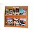 thumbnail image 1 of Wooden Mallet 12 Pocket Literature Display in Medium Oak, 1 of 1