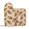 thumbnail image 2 of Honeii Corn 5 patten Oven Mitts and Pot Holders Sets, Baker Oven Mitts, Mittens for Kitchen Decor, Baking Lover over Gloves Gifts, 2 of 7