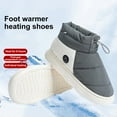 thumbnail image 3 of LJNYFDC Portable Heated Footwear Electric Heated Slippers 1 Pair Adjustable Temperature Non Slip Breathable Foot Warmer Shoes for Women and Men, 3 of 6
