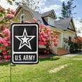thumbnail image 5 of U.S. Army Emblem Garden Flag 12.5x18 Inch Double Sided Decorations Outdoor Yard Flags For Outside Lawn Porch Garden Decor, 5 of 5