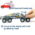 thumbnail image 4 of Technical Parts Pieces Sets, Engine Pullback Motor Kit, Beams Frame Car Tire Wheel Axles Pin Connector Bricks Bullk, 4 of 6