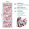 thumbnail image 2 of Pioneer Flower Floral Print Pattern Hot Yoga Mat Towel Non Slip for Hot Yoga - Quick-Drying Yoga Mat Cover with 4 Corner Pockets with Travel Bag - Hot Yoga Towel Non Slip 74"x26", 2 of 6