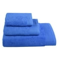 thumbnail image 3 of 100% Cotton Luxury Bath Towels for Bathroom 3 Piece Turkish Cotton Towel 1 Bath Towel 1 Hand Towel 1 Face Towel Hotel & Spa Towel Pool Towel (Blue), 3 of 5