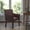 Burgundy, variant on Emma + Oliver Black LeatherSoft Executive Side Reception Chair with Mahogany Legs