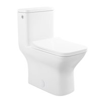 Charme One-Piece Square Toilet Dual-Flush 1.1/1.6 gpf, Touchless