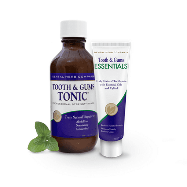 Dental Herb Company Tooth & Gums System NEW Essentials Paste and Tonic