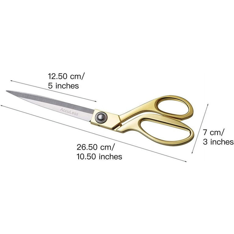 8'' Gold Fabric Scissors Stainless Steel sharp Tailor Scissors clothing  scissors Professional Heavy Duty Dressmaking Shears Sewing Tailor