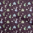 thumbnail image 1 of oneOone Rayon Dark Chocolate Fabric Circus Dress Material Fabric Print Fabric By The Yard 56 Inch Wide, 1 of 5