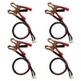 thumbnail image 1 of 4pcs Automotive Inverter Power Cord Connector Nose 50a Battery Clip Single Copper Wire 0.25m Length, 1 of 9