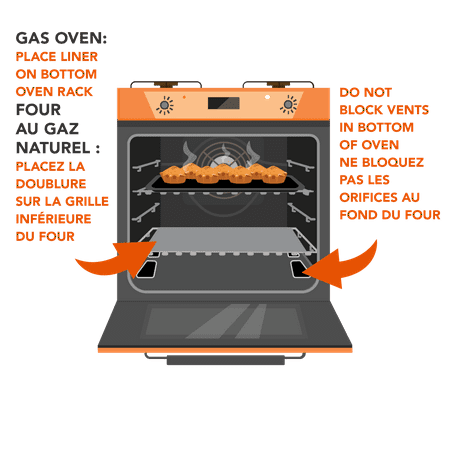 Range Kleen Oven Liner, Household, Reusable Oven Liner, 16.25" x 23", 1 Count