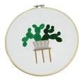 thumbnail image 1 of MORESEC Embroidery DIY Kit, All-in-One Embroidery Craft Kit for Beginners, Includes Pre-Printed Linen, Colorful Thread, Needles, Hoop and Guide, Perfect for Relaxation, 1 of 1