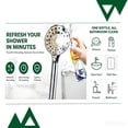 thumbnail image 6 of Shower Head Cleaner Limescale Remover, 8-in-1 Bathroom Spray Soap Scum Dissolver & Clogged Nozzle Restorer for Faucets, Glass Doors and Bathtubs, 4 fl oz, 6 of 7