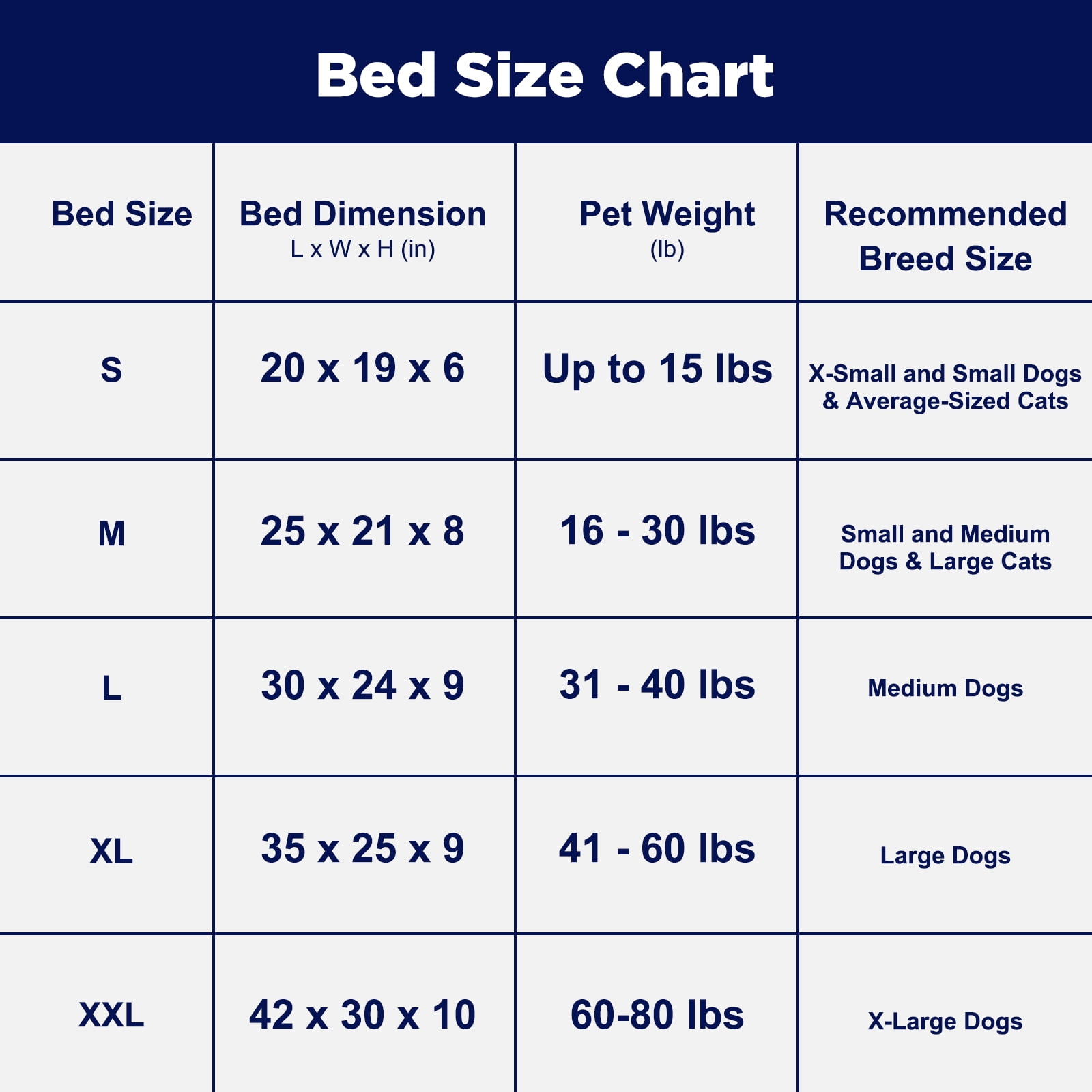 XL Dog Beds for Large Dogs, Rectangle Pet Beds with Anti Slip Bottom, Beige, 42"x30"x10"