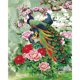 thumbnail image 1 of Cuadros Decorativos Kits de pintura de diamantes 5D DIY arte de taladro redondo completo de pavo real de flores (sz1722) Likrtyny embutido en tela, 1 of 1