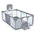 thumbnail image 2 of HioHa Pet Large Playpen, Family Big Playard with Basketball Hoop, Portable Pet Fences, Foldable Play Fence with Storage Bag, 2 of 6