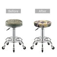 thumbnail image 5 of Lsque Watercolor Bottles And Glasses Pattern Round Bar chair cushion covers Velvet Fabric Premium Comfort Protects from Scratches and Stains for 14-17 Inch Chair-12 inch, 5 of 7