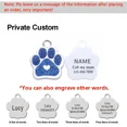 thumbnail image 3 of Love Claw Pet Dog Tag Custom Logo Personalized Free Engraving Cat Puppy Name ID Tags Anti-Lost Keychain Dog Chain Accessories, 3 of 5