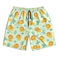 thumbnail image 4 of Bixox Men's Cute Baby Lion printing Casual Classic Fit Short Summer Beach Shorts, 4 of 6