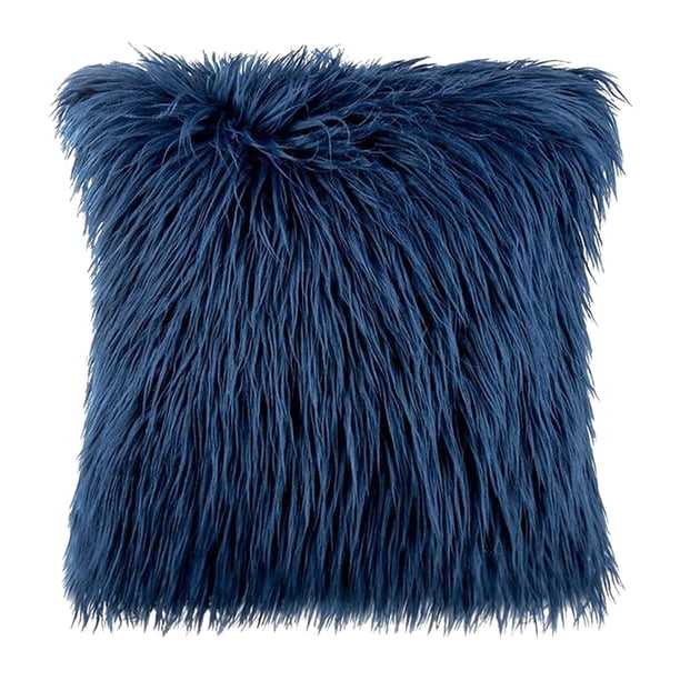 Fundas de almohada decorativas duraderas y de moda creativas Azul 50cmx50cm