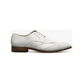 thumbnail image 2 of Stacy Adams Tristano Modified Bike Toe Oxford Shoes White 25694-100, 2 of 7