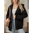 thumbnail image 5 of Weardear Womens Zip Up Hoodie Lightweigh Casual Long Sleeve Fall Sweatshirts with Pockets, 5 of 5