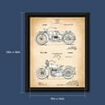 thumbnail image 2 of Vintage Harley Davidson Decor 1919 and 1928 Framed Motorcycle Patent Print, Unique Harley Davidson Wall Art, Man Cave Motorcycle Gifts For Men, 2136B, 2 of 7