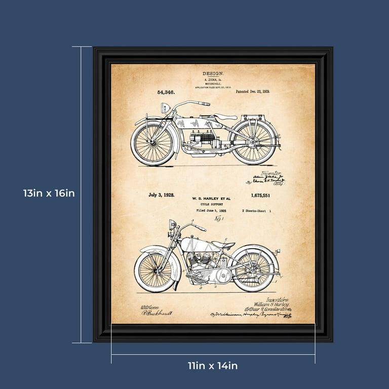 VINTAGE HARLEY壁掛け　木製立体 Amazon.com: SAFESYZ Harley Davidson Signs for Garage, Handmade