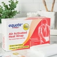 Equate Air Activated Heat Wrap, 3 Treatments, 1 Wrap with 6 Pads