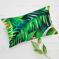 thumbnail image 4 of Watercolor Palm Leaves Pillow Covers 12x20 Inch Summer Colorful Hawaiian Tropical Plants Palm Leaf Pillows Decorative Throw Pillows Farmhouse Decorations for Home Cushion Case, 4 of 6