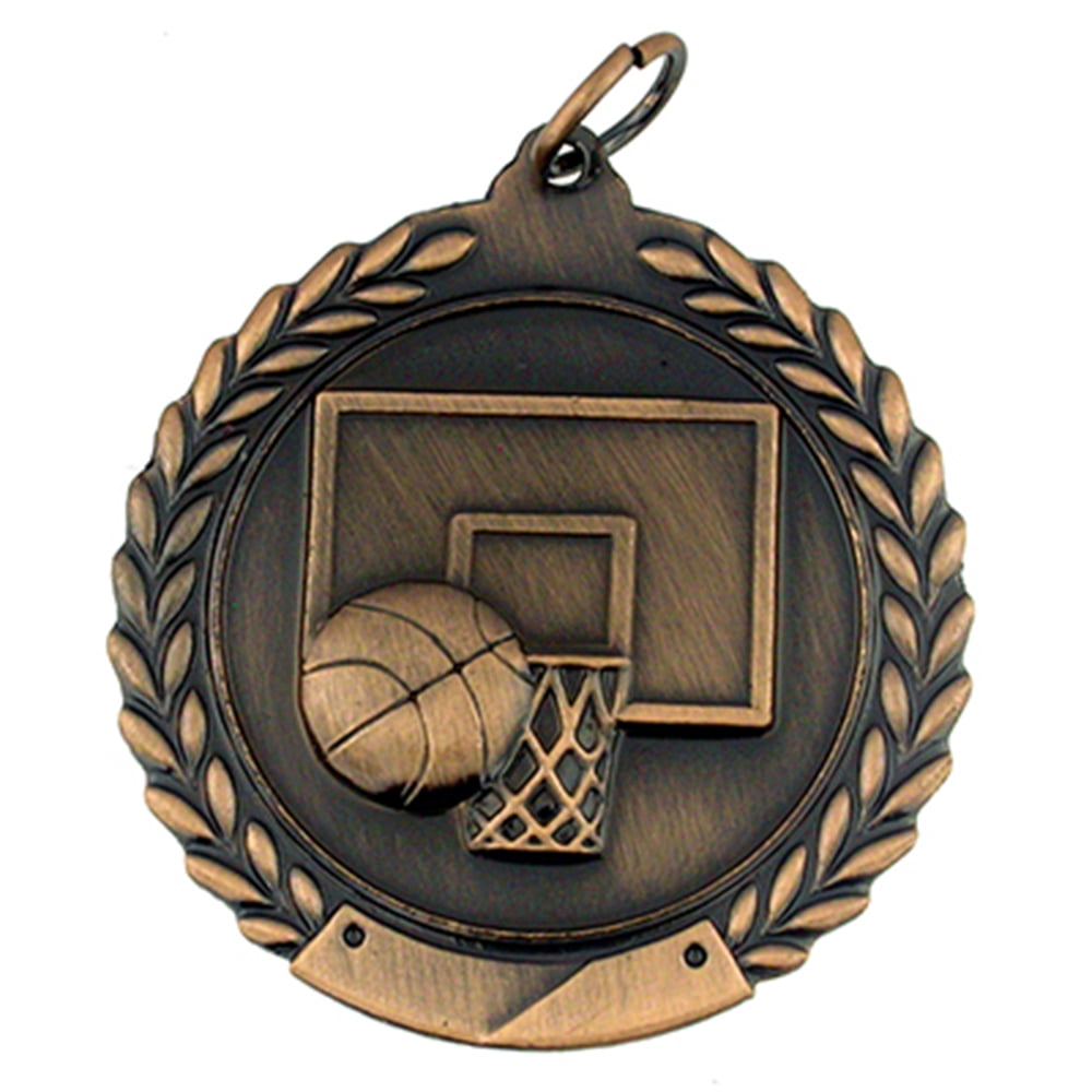 Basketball Award Single and Bulk Medals
