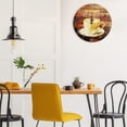 thumbnail image 2 of Christmas Decorations 30Cm Wood Retro Style Wall Round Clock Home Living Room Bedroom Decoration Wall Clock (Battery Not Included), 2 of 5