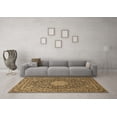 thumbnail image 3 of Ahgly Company Indoor Round Persian Brown Traditional Area Rugs, 4' Round, 3 of 4