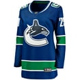 thumbnail image 2 of Women's Fanatics Marcus Pettersson Blue Vancouver Canucks Home Breakaway Player Jersey, 2 of 3
