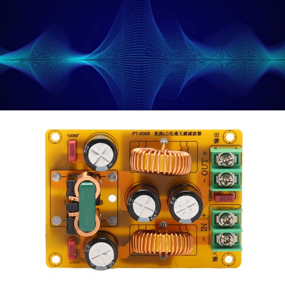 DC LC Filter, Electromagnetic Interference Low Pass Filter 50V 10A Double Sided FR4  for Industry
