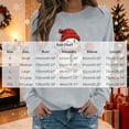 thumbnail image 4 of Jsaierl Women's Christmas Sweatshirts Funny Snowman Graphic Sweatshirt Party Work Pullover Crewneck Holiday Long Sleeve Tops S-2XL, 4 of 7