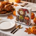 thumbnail image 6 of Scarecrow Pumpkin Wooden Napkin Holder,Fall Table Centerpiece,Thanksgiving Decor,1 Pack, 6 of 6